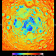 Image for article titled Data from the Lunar Orbiter Creates Abstract Moon Art